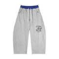 Plaid Waistband Barrel Sweatpants